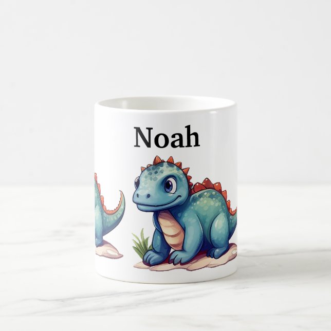 Mug Sublimination des dinosaures pour enfants personna (Centre)