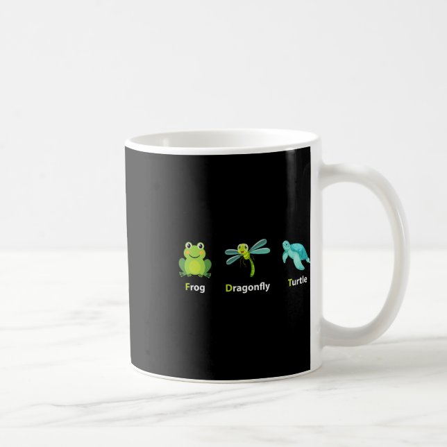 Mug Subtil Humour politique Grenouille libellule Tortu (Droite)