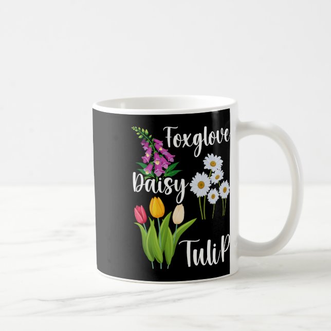 Mug Subtle Floral Anti Trump Flowers Foxglove Daisy Tu (Droite)