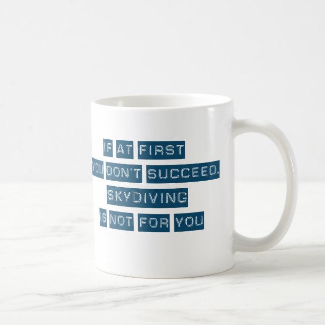 Mug Succès au parachutisme (Droite)