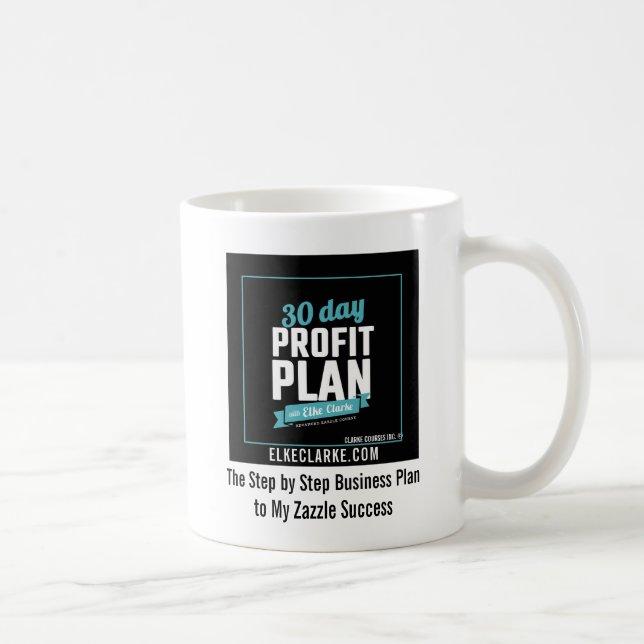 Mug succès avancé de cours de Zazzle de plan de (Droite)