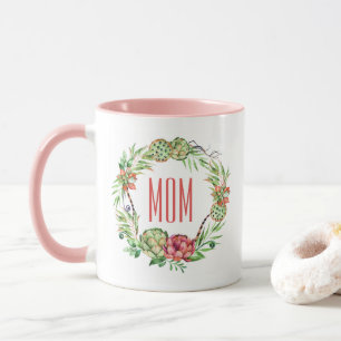 Mug Succès floral vintage   Fête des mères