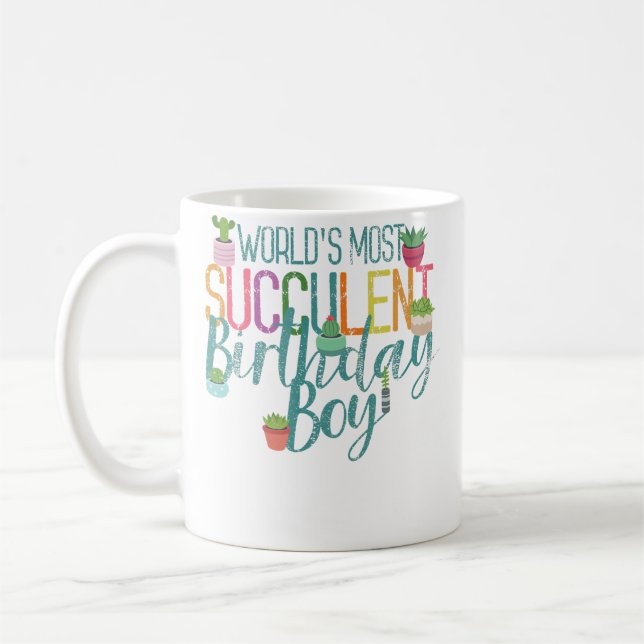 Mug Succulent Dad Birthday Men Plant Lover Gardening G (Gauche)