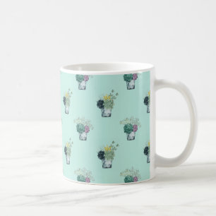 Mug Succulents de la collection   de bonheur de plante