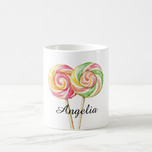 Mug Sucettes Vertes Lime Jaune Banane Rose