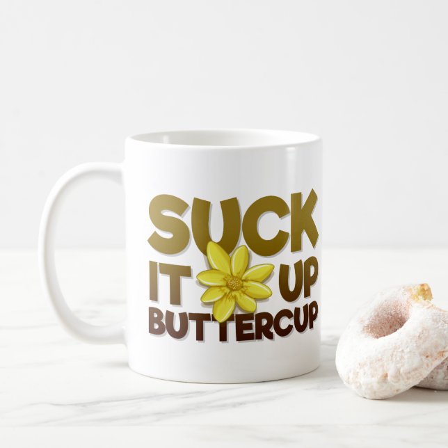 Mug Sucez-le, renoncule (Avec donut)