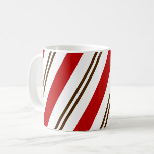 Mug Sucre de canne Brown rouge et chocolat Noël