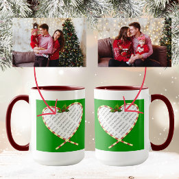 Mug Sucre de canne Coeur de votre photo