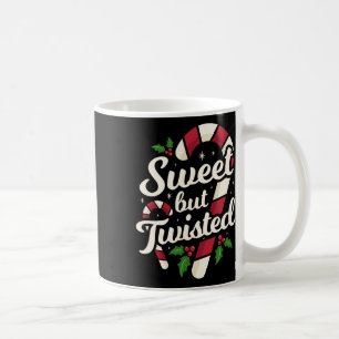 Mug Sucre de canne de Noël doux mais tordu amusant Noë