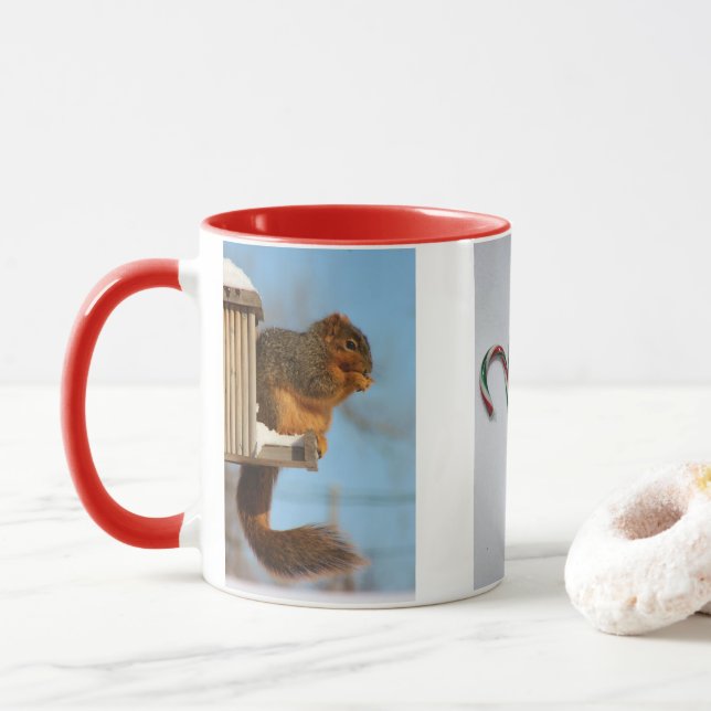 Mug Sucre de canne d'écureuil Fox Tail (Avec donut)