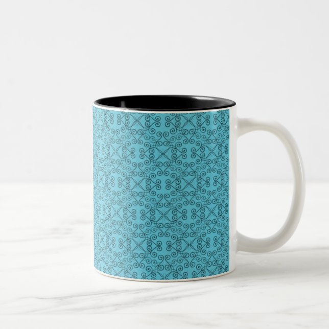 Mug sucré et Dainty, Turquoise (Droit)