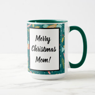 Mug Sucres de canne Holly Pine Boughs Oiseaux