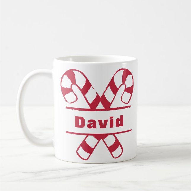 Mug Sucres de canne traversés Noël de Noël (Gauche)