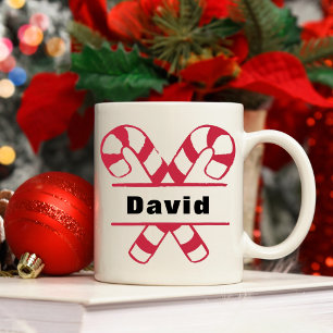 Mug Sucres de canne traversés Noël de Noël