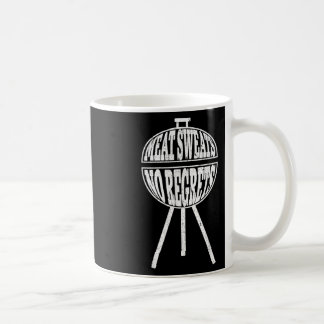 Mug Sucres de viande barbecue Funny No Regrets Clic Gr