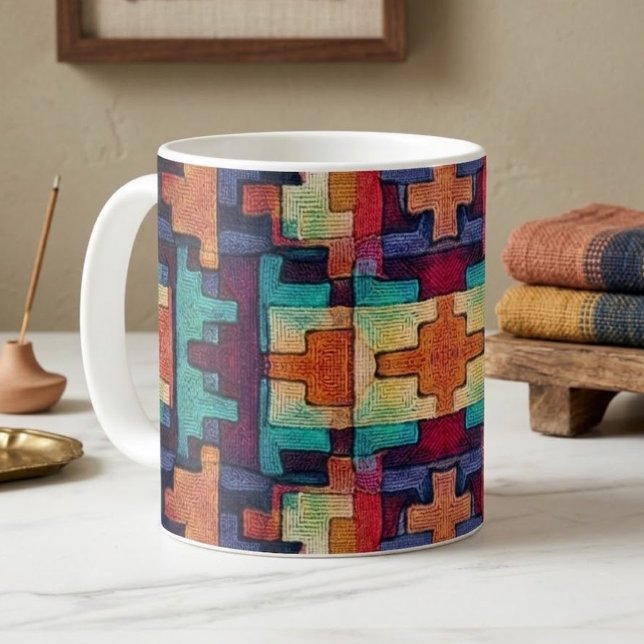 Mug Sud-Ouest abstrait (Créateur téléchargé)