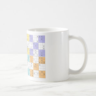Mug sudoku pastel
