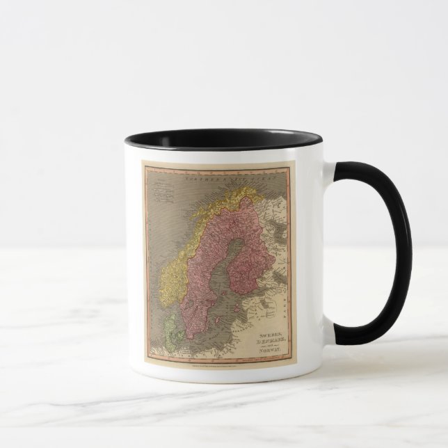 Mug Suède, Danemark, Norvège (Droite)