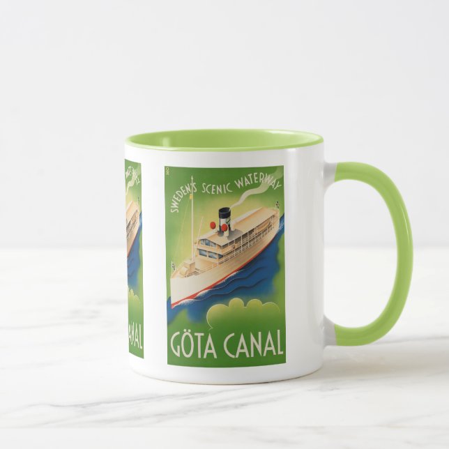 Mug Suédoise Vintage voyage muqueuse (Droite)