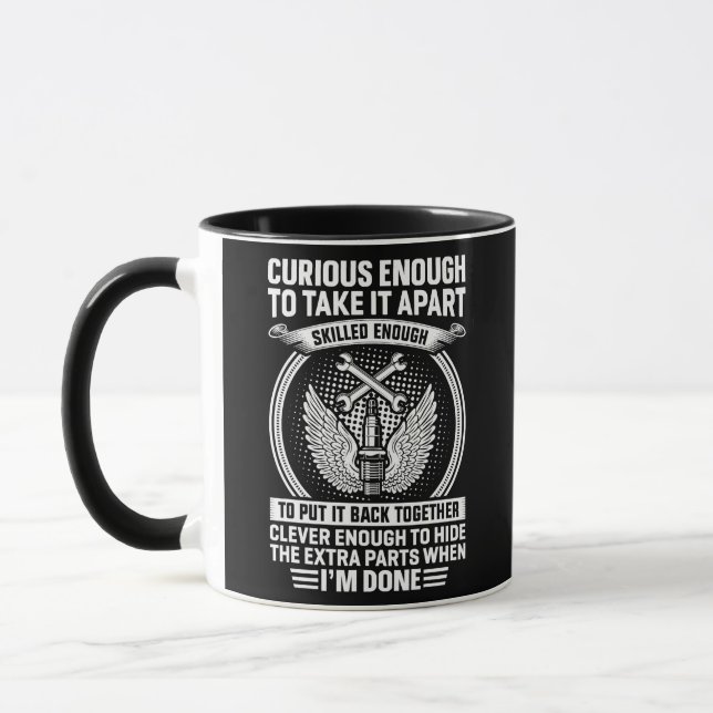 Mug Suffisamment curieux pour le démonter, j'ai fait d (Gauche)
