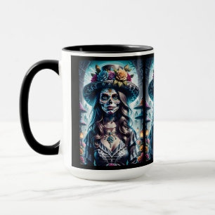Mug Sugar Skull Art - Esprit festif
