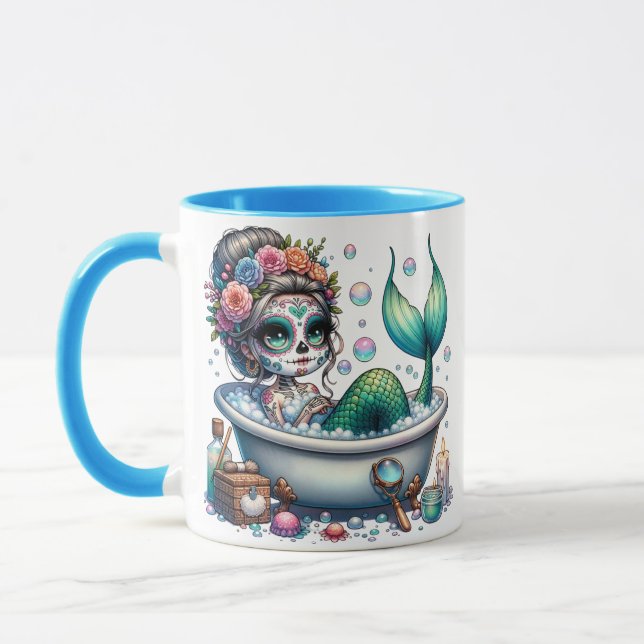 Mug Sugar Skull Bubble Bath (Gauche)