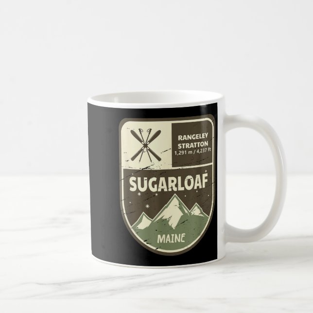 Mug Sugarloaf maine ski vintage  (Droite)