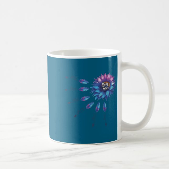 Mug Suicide Prevention Awareness Sunflower You Are 988 (Droite)