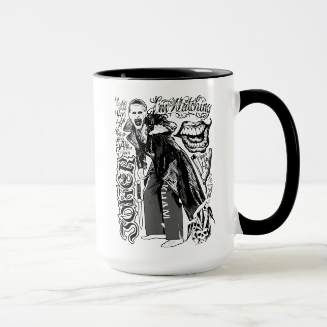 Mug Suicide Squad | Joker Typography Photo (Droite)