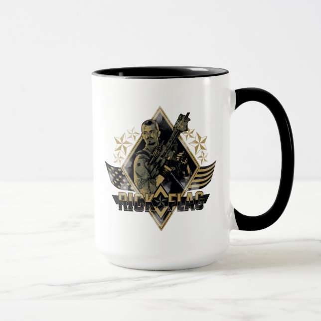 Mug Suicide Squad | Rick Flag Badge (Droite)