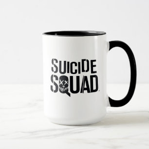 Mug Suicide Squad White Logo