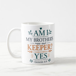 Mug Suis-Je le Gardien de Mon Frère Oui Inspiration Ch