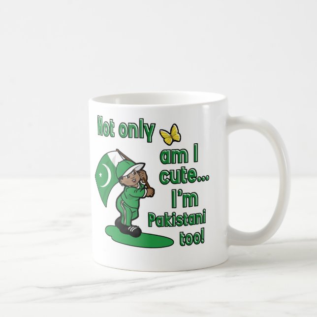 Mug Suis non seulement je mignon je suis pakistanais (Droite)