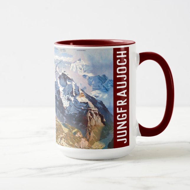 Mug " Suisse : 2021 - Jungfrau Panorama ... (Droite)