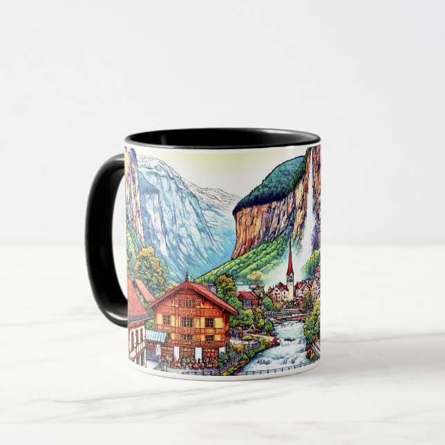 Mug Suisse, Symphonie de la nature (Devant gauche)