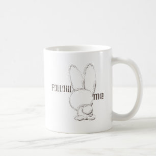 Mug suivez le lapin blanc