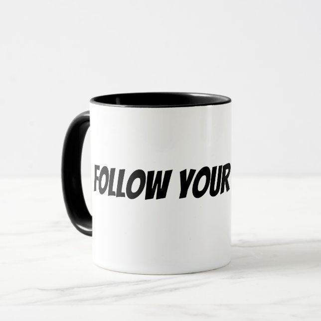 Mug suivez vos rêves  (Devant gauche)