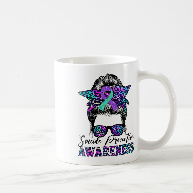 Mug Sujet de sensibilisation à la prévention du suicid (Droite)