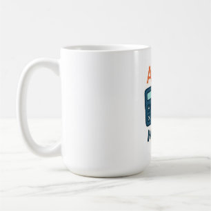 Mug Sujet mathématique minimaliste - Calculatrice, règ
