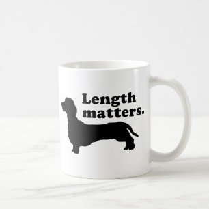 Mug "Sujets de longueur." (Teckel)