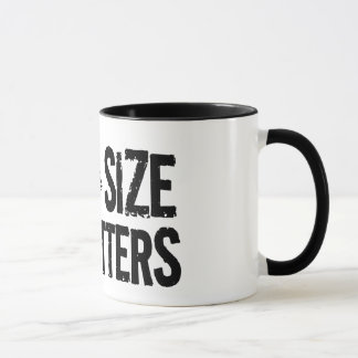 Mug Sujets de taille ! Conception drôle de pêche