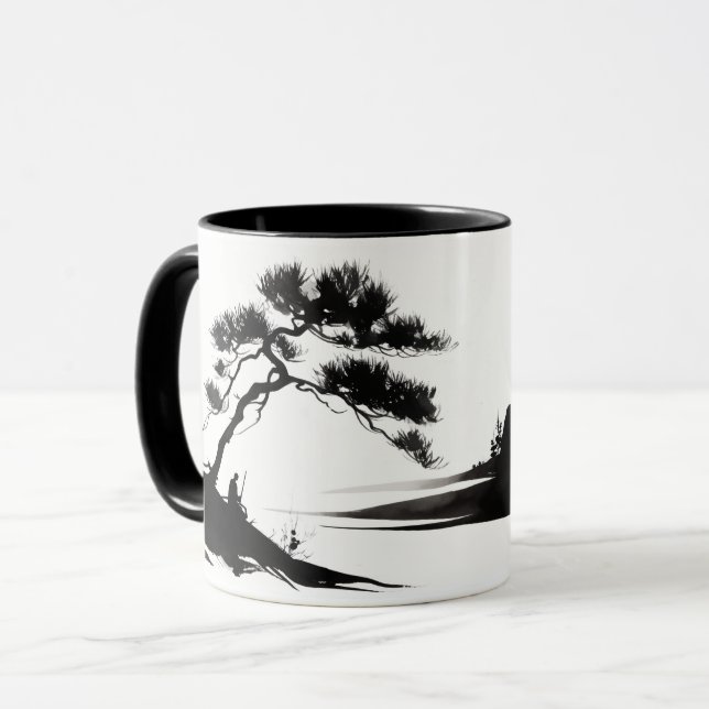 Mug Sumi-e. n° 1 (Devant gauche)