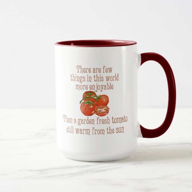 Mug Sun a chauffé des tomates (Droite)