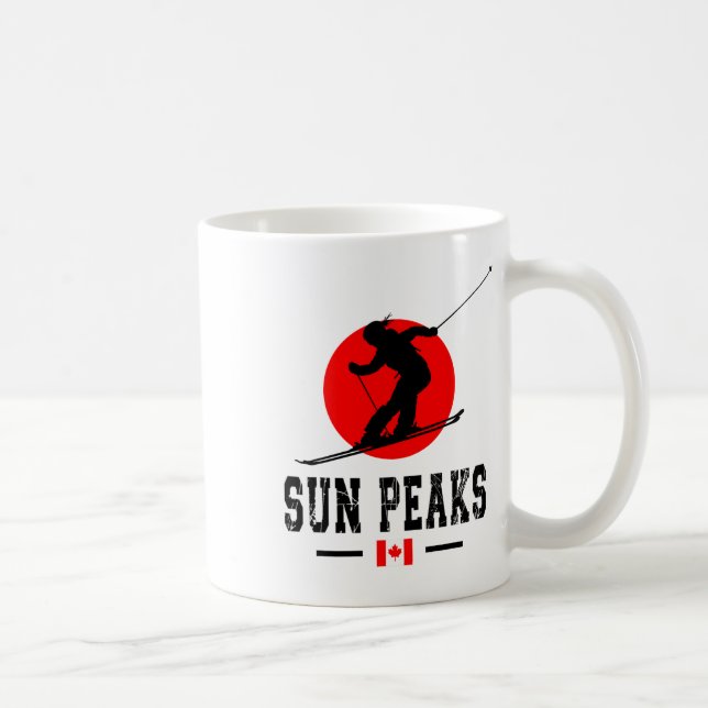 Mug Sun Peaks Canada Ski Resort Rocky Mountains Canadi (Droite)