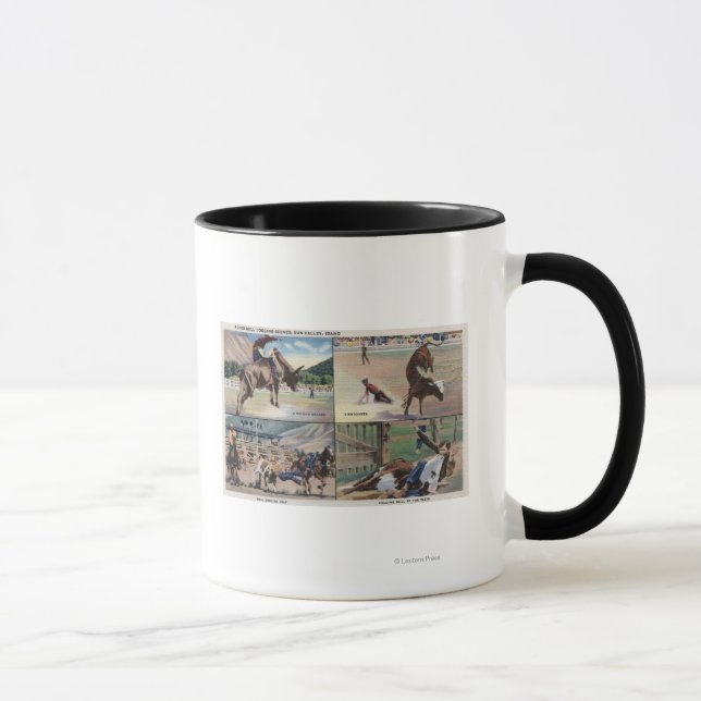 Mug Sun Valley, IDRodeo Bull Dogging (Droite)