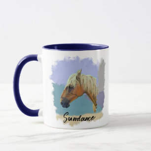Mug "Sundance" - Portrait de Cheval - Personnalisez Vo