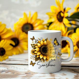 Mug Sunflower Be the Sunshine Quote |