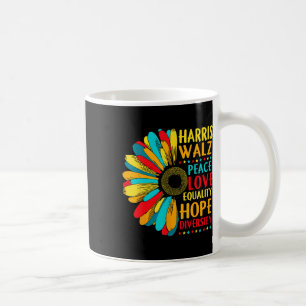 Mug Sunflower Harris-wheimer 2024 Peace Lgbt Harris-w