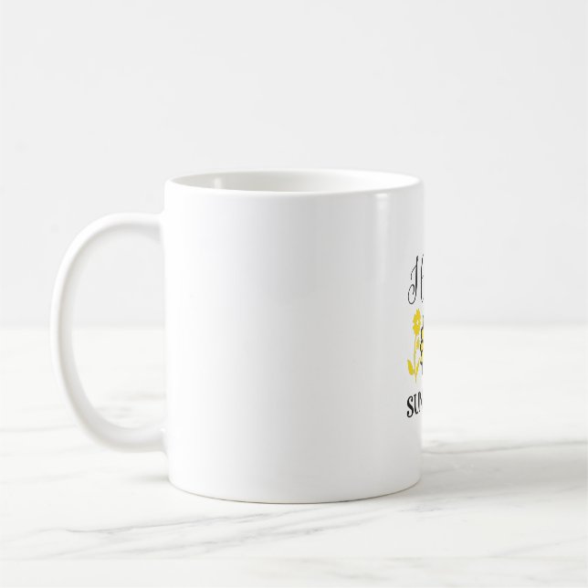 Mug Sunflower Lover | I Love Sunflower (Gauche)