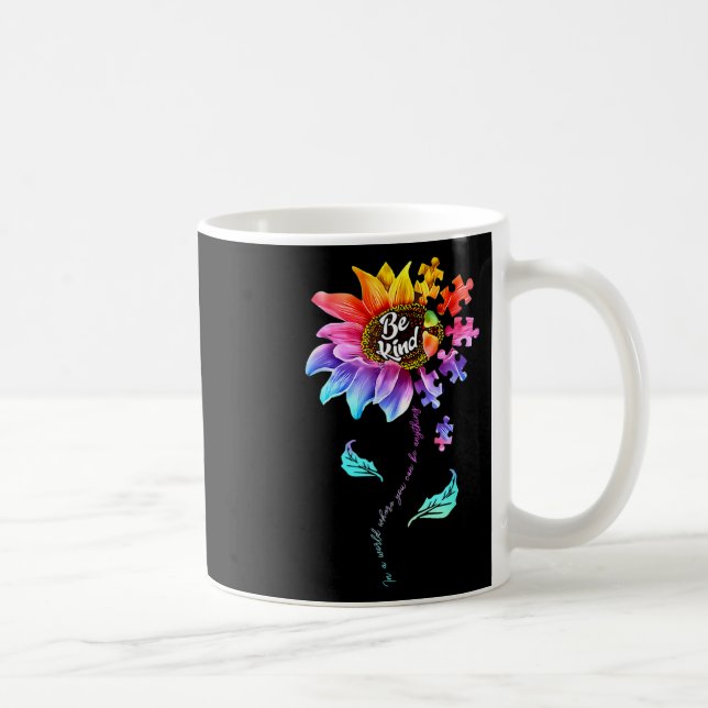 Mug Sunflower Sensibilisation sur l'autisme Be Kind Pu (Droite)